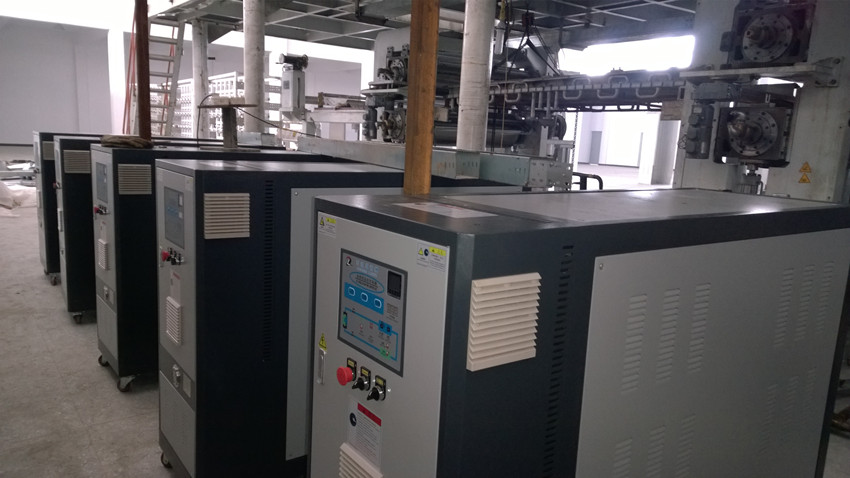 模板油加熱器，油循環模溫機，熱壓機模具加熱器